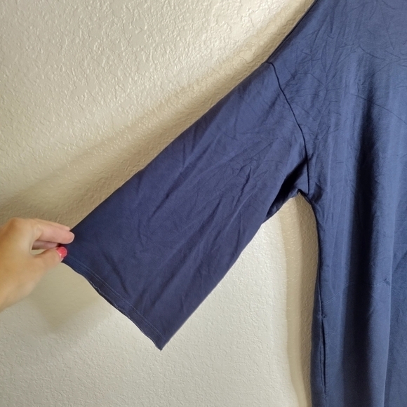 PJ Harlow Urban MuuMuu Knee Length Lounge Tunic W/ Pocket - UMM08 sz L - Picture 6 of 10